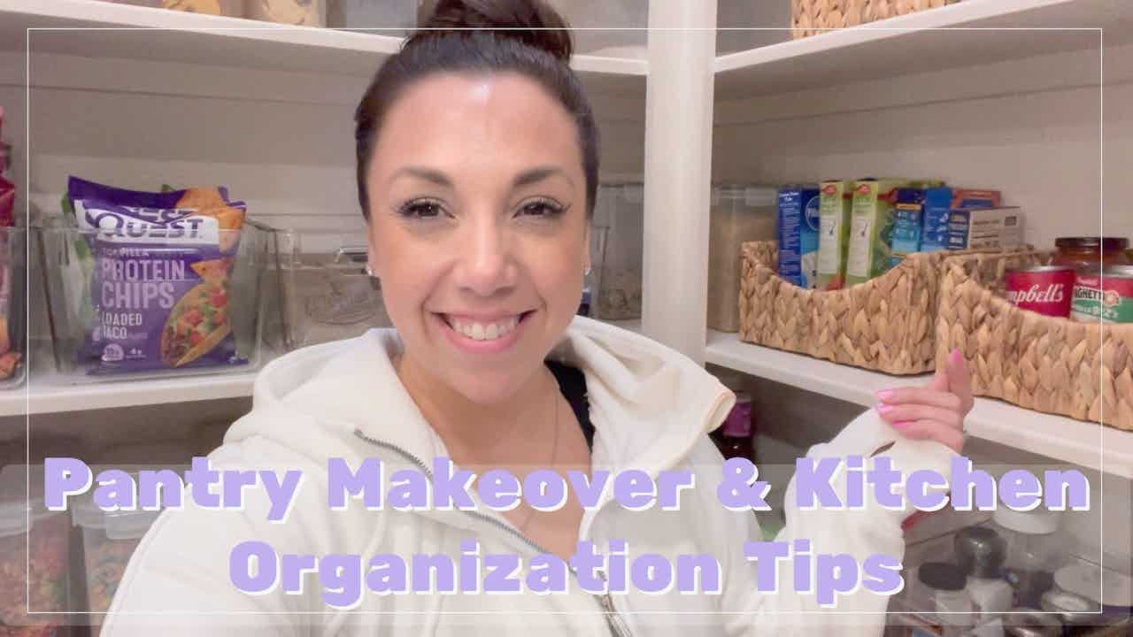 REAL LIFE PANTRY MAKEOVER AND BEST KITCHEN ORGANIZATION TIPS IN MY