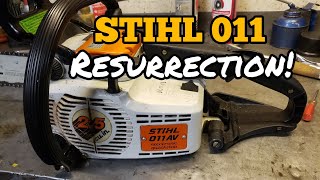 Stihl 011 AV Vintage 41cc Chainsaw Ressurection, will She Run?