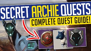 Destiny 2 | SECRET ARCHIE QUESTS! Where Is Archie? Complete Guide (All 6 Quests) - Into The Light