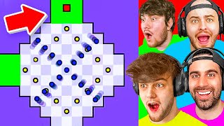 Playing the World's HARDEST Game! (Challenge)