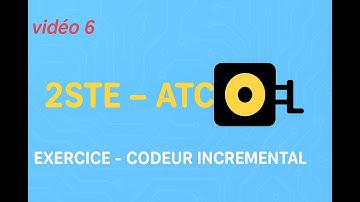 Video 6 | 2STE ATC : CODEUR INCREMENTAL | EXERCICE