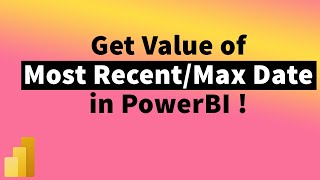 get most recent/max date value in powerbi using dax | mitutorials