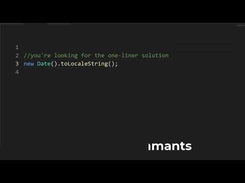 How to get Datetime in JavaScript?