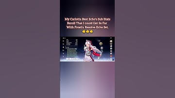 My Carlotta DPS Build. Best Frostly Resolve Echo Stat Reroll So Far #wutheringwaves #kurogames #wuwa