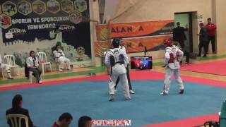 74Kg İsmet Begec Vs Sefa Altinyuzuk 2017 Turkish Tkd Championships -21