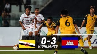 Full Time Highlights: Brunei 0, Cambodia 3_AFC U-19 Championship 2020 Qualifiers