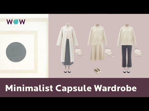 Minimalist Art-Inspired Capsule Wardrobe: 16 outfits // Agnes Martin