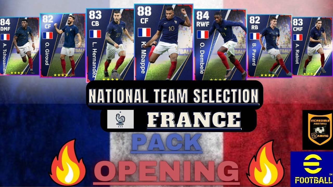 NATIONAL TEAM SELECTION FRANCE PACK OPENING 🔥