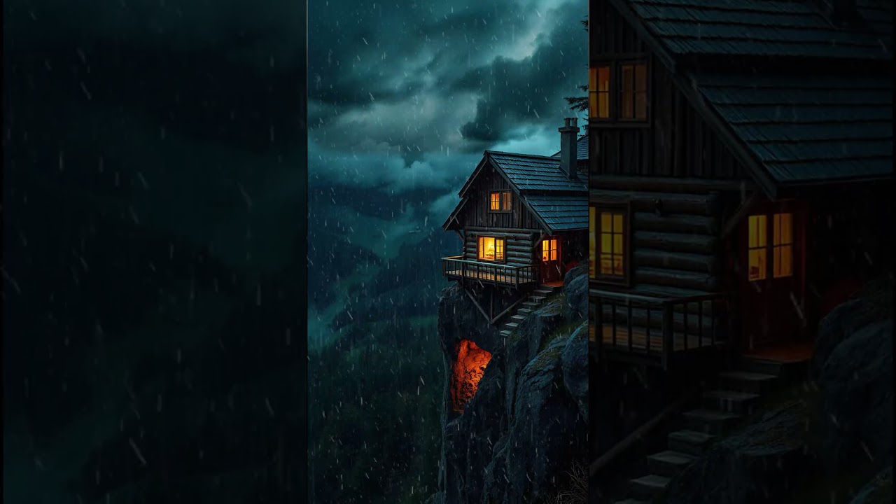 Heavy rain and Thunder Strom Relaxing Sound 