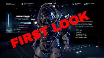 Mass Effect Andromeda Multiplayer: Krogan Vanguard - Skill Tree First Look & Build Ideas