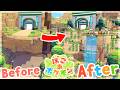 【ぽこあポケモン】浮いたゲートに続く自然あふれる山道作り🌷【 ぽこポケ 建築 】