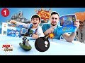 ЛУЧШИЙ МОРСКОЙ КАПИТАН! Папа Роб и Ярик играют в Морской бой! Часть 1 13+