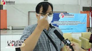 Sosialisasi Pendidikan Politik Bagi Pemilih Pemula Menuju      Kelurahan Pengawasan yang Bermartabat