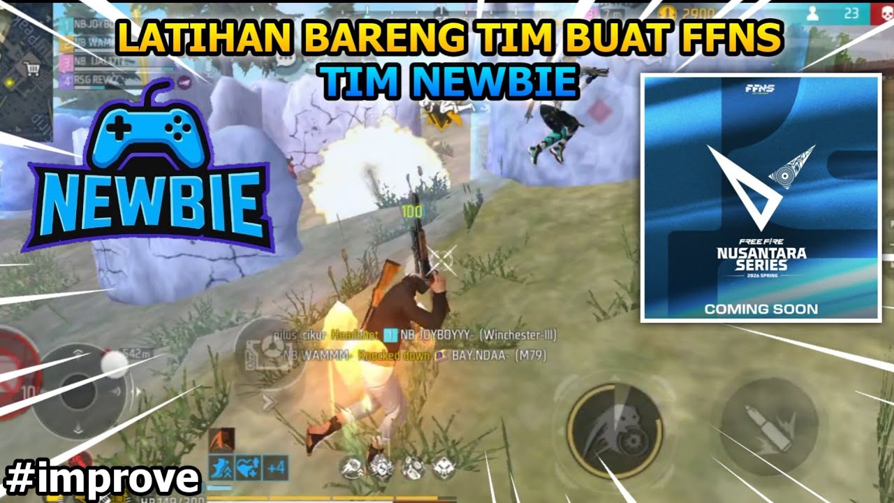 LATIHAN FT BUAT FFNS 2026 BARENG TIM NEWBIE!! IMPROVE!! - FREE FIRE