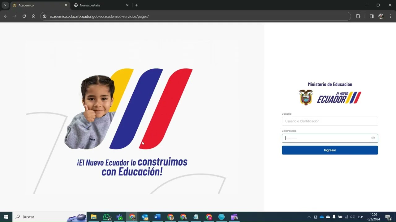 #tutorial - Acceso al nuevo sistema para ingresar calificaciones - 2023  2024 #ecuador