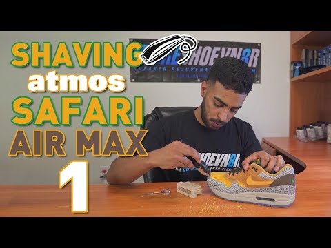 Restorations with Vick - Air Max Safari 1s - Shaving Toe Box Tutorial