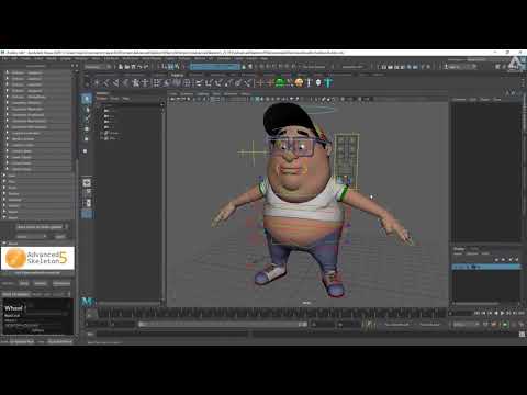 【3D動畫教學】骨架綁定 Advanced Skeleton 外掛功能講解及安裝【ARTCore】