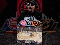 Paul Reed to Cade Cunningham for 3 #detroitpistons #clevelandcavaliers #cadecunningham