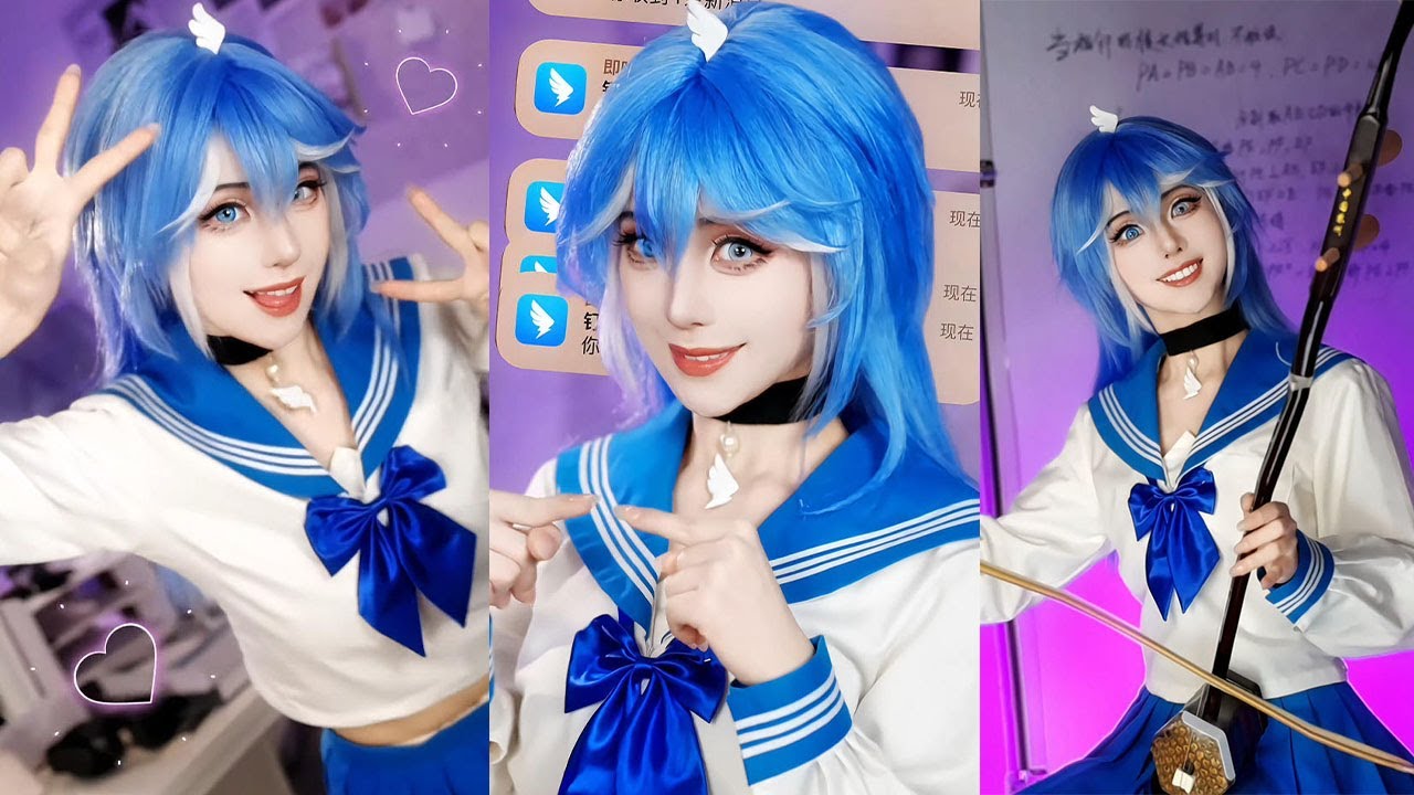 今天我們就來前訪，壹個跟學習有關的APP啊#makeup #makeuptutorial #仿妆 #cosplay #搞笑