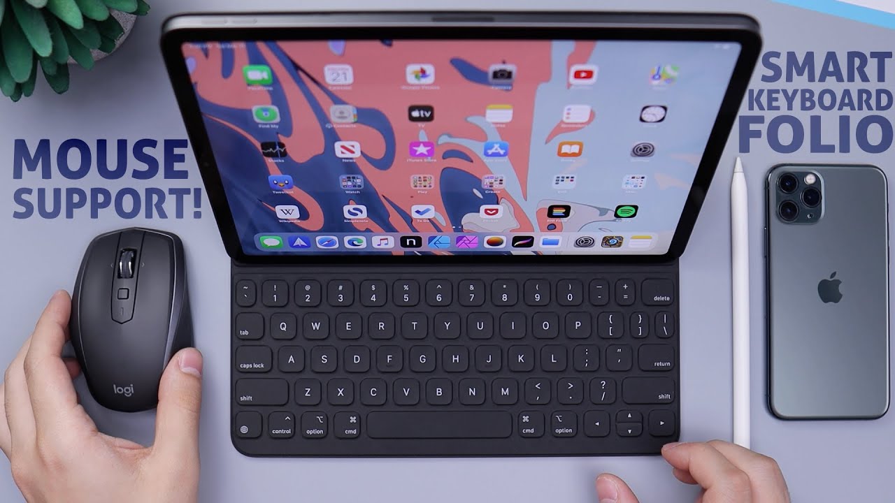 New iPad Pro Smart Keyboard Folio Review! Mouse Support is Here! A Cheap  Alternative?