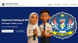 CARA DAFTAR DI WEB SPMB 2025 SMP NEGERI 1 MAUK, TANGERANG.