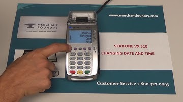 VX520 - How to change time and date