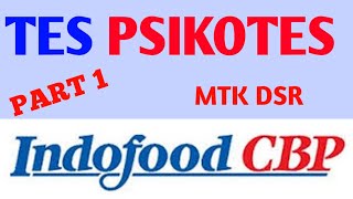 Soal tes psikotes indofood - PT. Indofood cbp