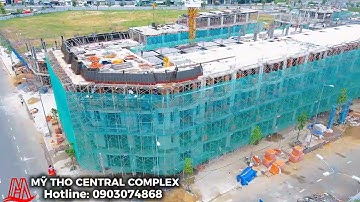 Tiến độ thi công nhà phố shophouse AEON Mỹ Tho - Mỹ Tho Central Complex