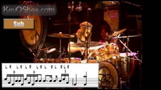 Video thumbnail of "Led Zeppelin Rock and Roll Ending - John Bonham transcription"