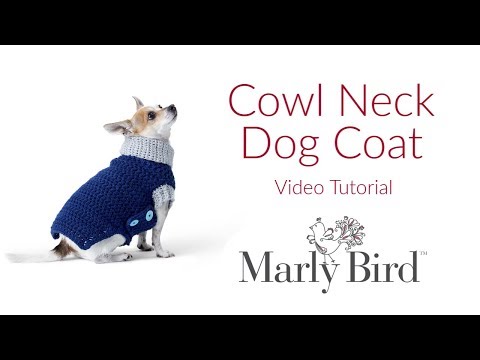 how-to-crochet-cowl-neck-crochet-dog-coat--|-free-dog-sweater-pattern-|-yarnspirations