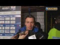 Alessandro Frara in mixed zone al termine di Frosinone Lazio