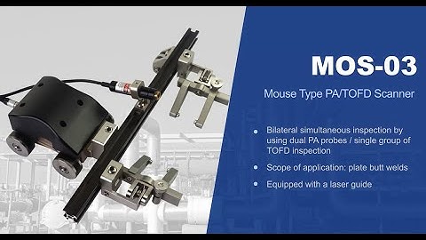Doppler MOS03 PA/ToFD Dual Probes Scanner