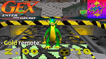 Gex: Enter The Gecko (PSX) - Bonus Bonanza | Bugged Out (Gold remote)