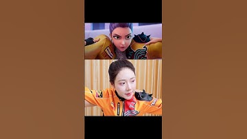 Who will get the surprise? 🎭 | K-Pop Demon Hunters Cosplay #kpopdemonhunter