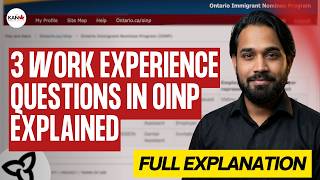 3 Employment Questions Confusing Everyone on the OINP Portal (Explained)