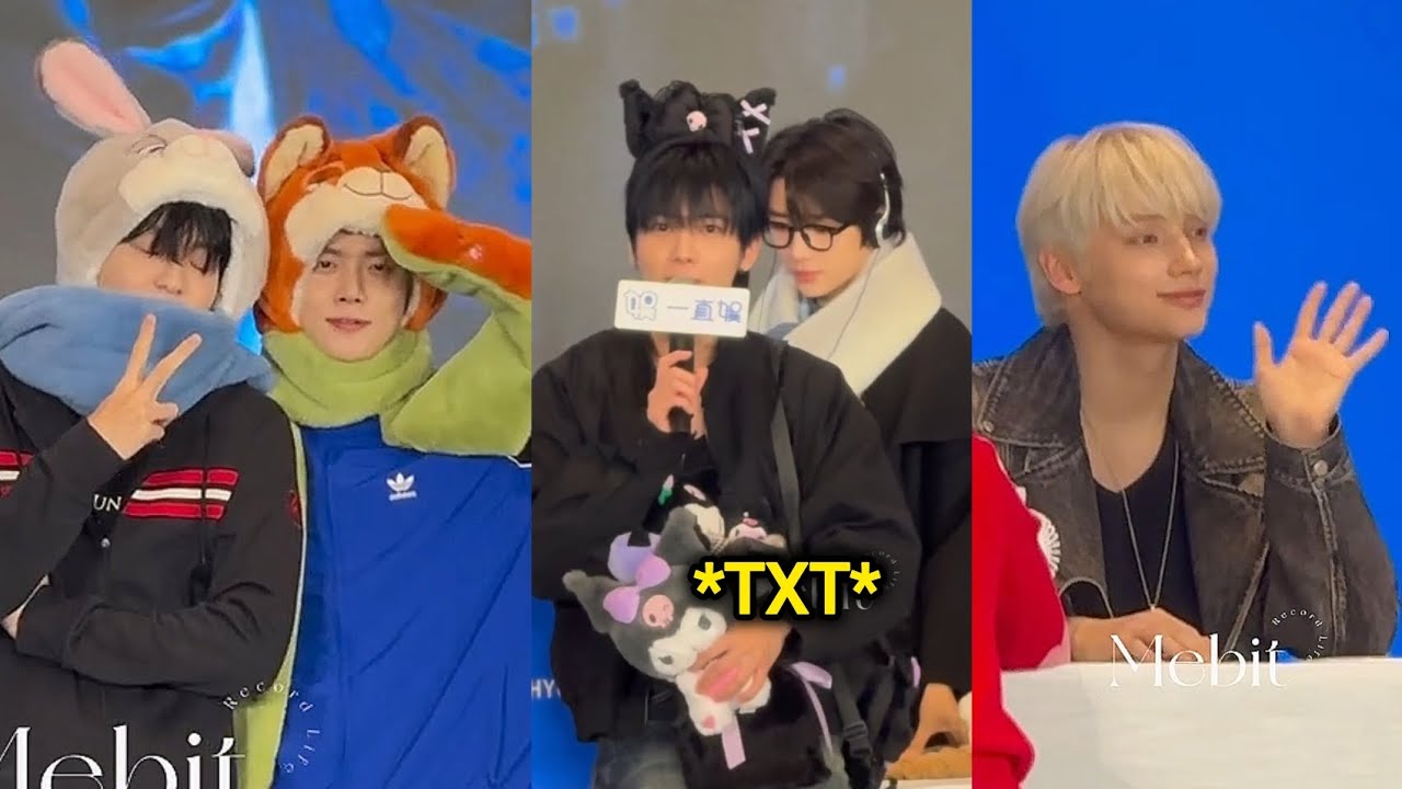 251018 TXT At Yizhiyu Offline Fansign Event In Beijing yoday - YouTube