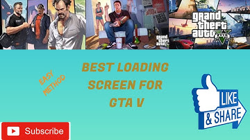 HOW TO DOWNLOAD AND INSTALL BEST LOADING SCREEN FOR GTA 5  GTA 5 Mods