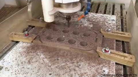 CNC Milling the R8 Collet Holder (Timelapse)