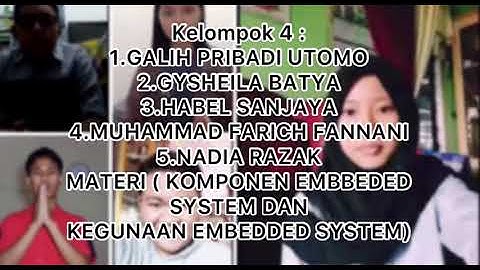 KOMPONEN EMBEDDED SYSTEM DAN KEGUNAAN EMBEDDED SYSTEM.