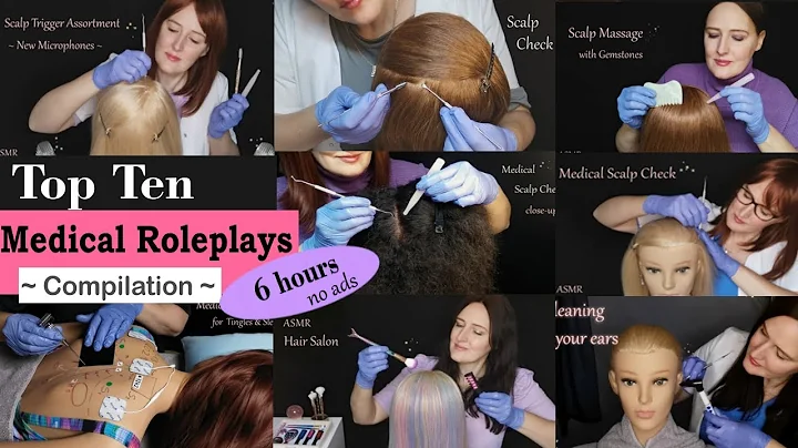 ASMR TOP 10 ~ Medical Roleplays ~ Compilation ~ 6 hours without ads
