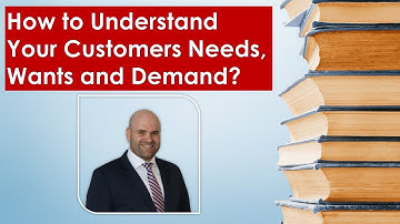 How to Understand Your Customers Needs, Wants and Demands | Marketing 101 | Dr. Hasan Ghura