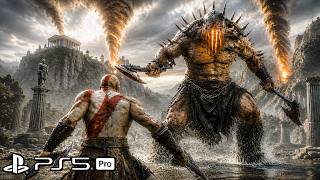 Kratos Vs Hades Ps5 Pro God Of War 3 Remastered Ultra High Graphics Gameplay 4K 60Fps