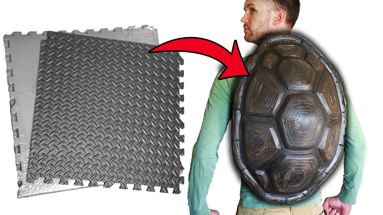 How To Make Cosplay Ninja Turtle Shell! 