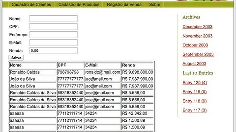 Aula 17 Eclipse e JSF 2.0 Vendas: Finalizando layout CSS para o projeto