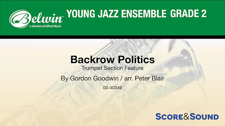 Backrow Politics arr. Peter Blair - Score & Sound