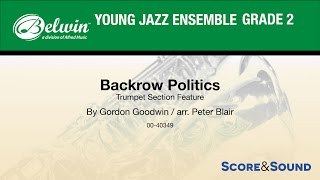 Backrow Politics arr. Peter Blair - Score & Sound chords