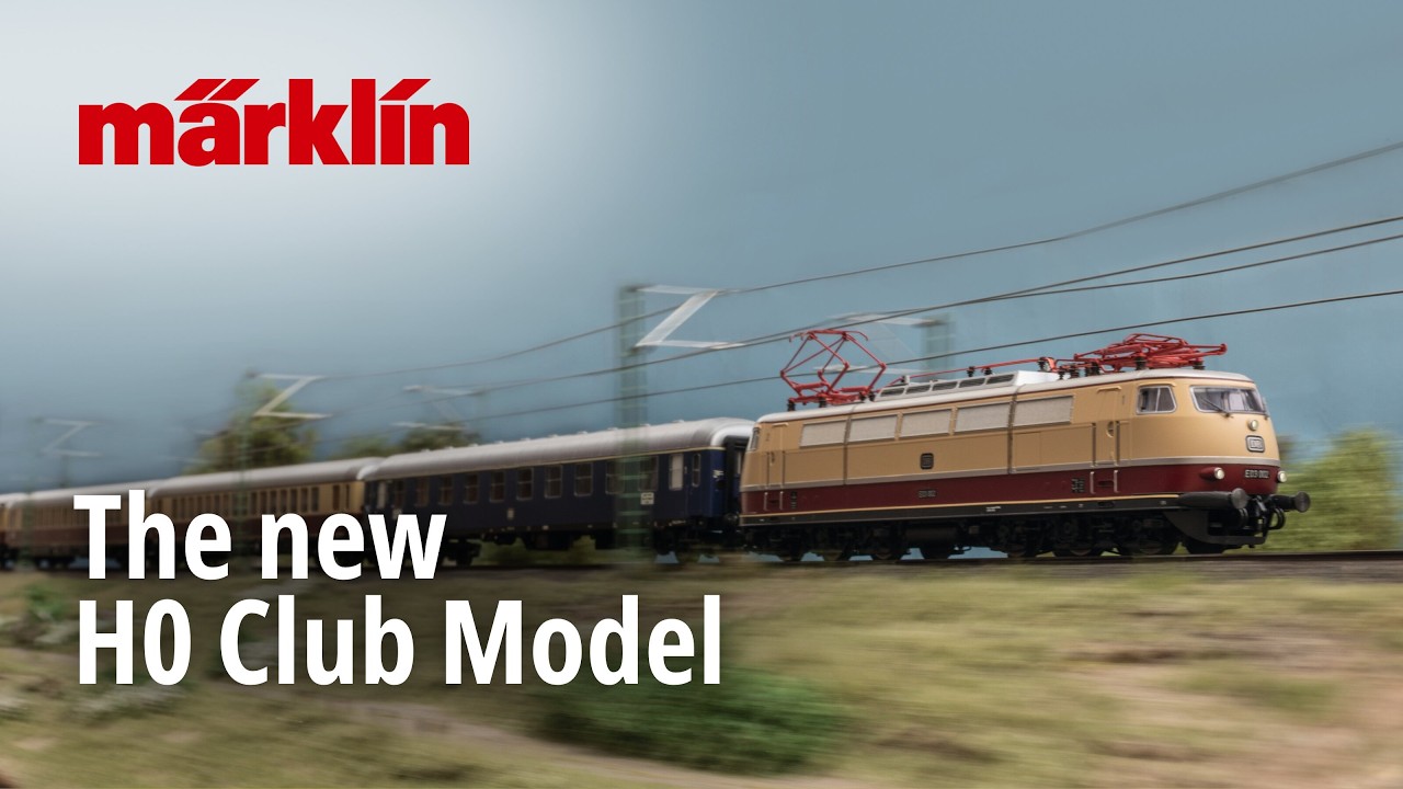 New Märklin Club Model in H0 | E 03 002 Electric Locomotive - YouTube