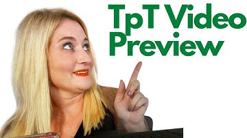 Teachers Pay Teachers Video Preview the Easy Way!