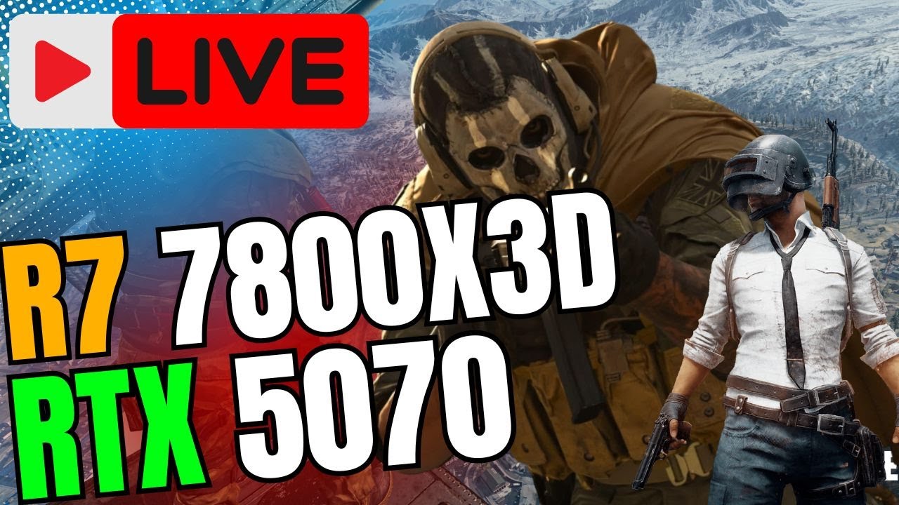 Testes Benchmark em LIVE - Ryzen 7 7800x3D o KING no AM5 (Tirando duvidas)