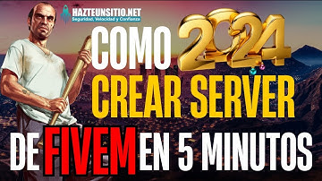 COMO CREAR UN SERVER DE FIVEM EN 5 MINUTOS (GRATIS) 2024